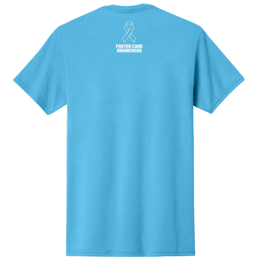 Blue Foster Care Awareness KH Logo Tee